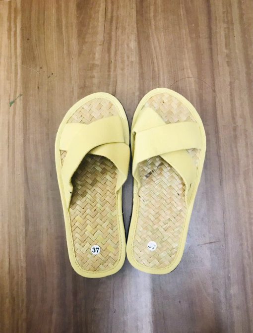 DÉP CỎ DO MINH -  ĐI TRONG NHÀ - MÁT XA CHÂN - XINH ẤM ÊM - HƯƠNG QUẾ KHỬ MÙI - DoMinhStores (Mã SP: DC005) - Hình ảnh 6
