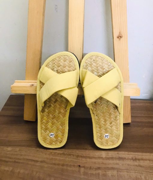 DÉP CỎ DO MINH -  ĐI TRONG NHÀ - MÁT XA CHÂN - XINH ẤM ÊM - HƯƠNG QUẾ KHỬ MÙI - DoMinhStores (Mã SP: DC005)