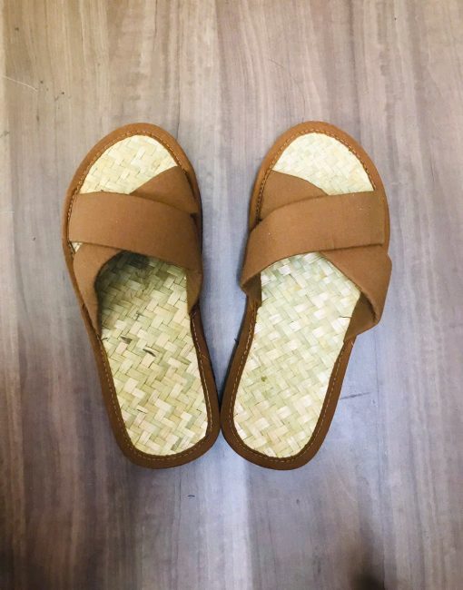 DÉP CỎ DO MINH -  ĐI TRONG NHÀ - MÁT XA CHÂN - XINH ẤM ÊM - HƯƠNG QUẾ KHỬ MÙI - DoMinhStores (Mã SP: DC004) - Hình ảnh 4