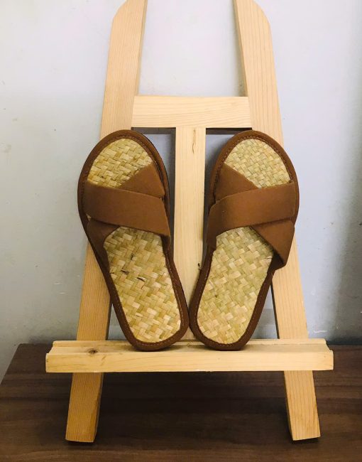 DÉP CỎ DO MINH -  ĐI TRONG NHÀ - MÁT XA CHÂN - XINH ẤM ÊM - HƯƠNG QUẾ KHỬ MÙI - DoMinhStores (Mã SP: DC004) - Hình ảnh 3