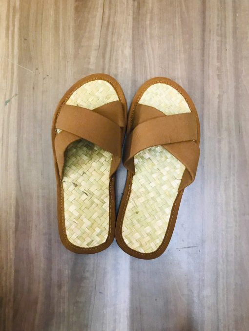 DÉP CỎ DO MINH -  ĐI TRONG NHÀ - MÁT XA CHÂN - XINH ẤM ÊM - HƯƠNG QUẾ KHỬ MÙI - DoMinhStores (Mã SP: DC004) - Hình ảnh 2